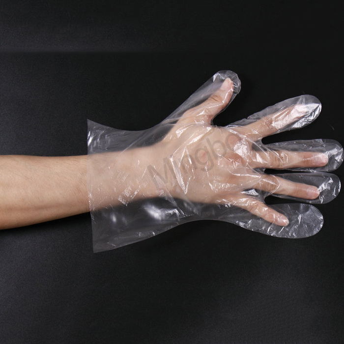 Nowe jednorazowe rękawice PE Poly